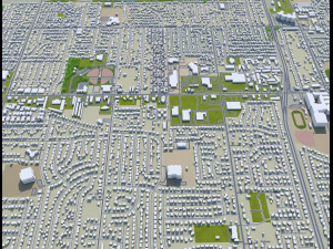West valley city utah usa 40km 3D Модель