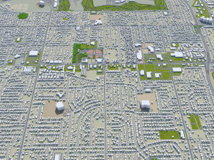 West valley city utah usa 40km 3D Модель