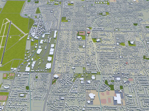 West valley city utah usa 40km 3D Модель