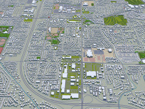 West valley city utah usa 40km 3D Модель