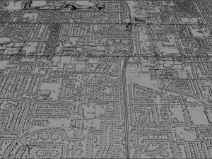 West valley city utah usa 40km 3D Модель