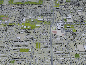 West valley city utah usa 40km 3D Модель