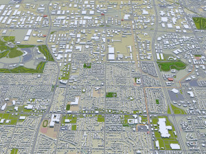West valley city utah usa 40km 3D Модель