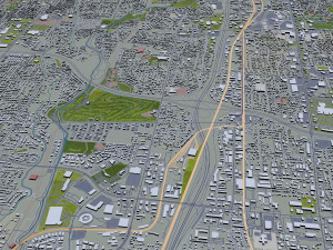 West valley city utah usa 40km 3D Модель