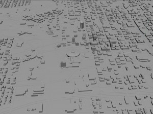 Wichita city kansas usa 70km 3D Model