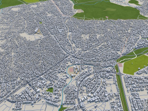 Windhoek city namibia 40km Modello 3D
