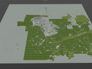 Windhoek city namibia 40km Modello 3D