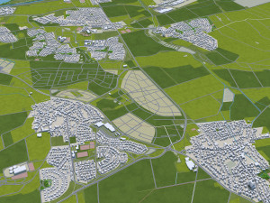 Wolfsburg city germany 40km 3D मॉडल