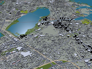 Wuhan city hubei china 250km Modelo 3D