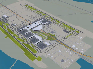 Wuhan city hubei china 250km 3D Model