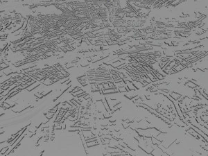 Wuppertal city germany 40km 3D Model