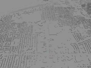 Wyoming city michigan usa 30km 3D Model