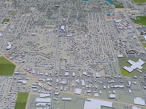 Wyoming city michigan usa 30km 3D Model