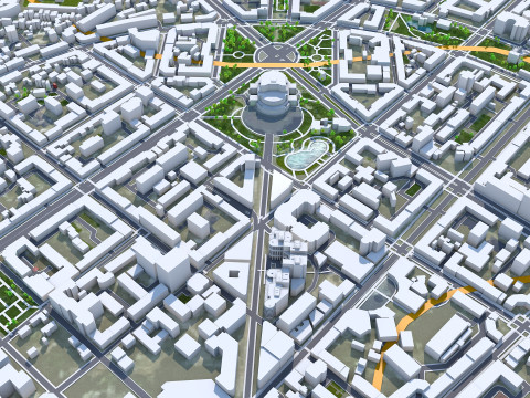 Yerevan city armenia 60km 3Dモデル