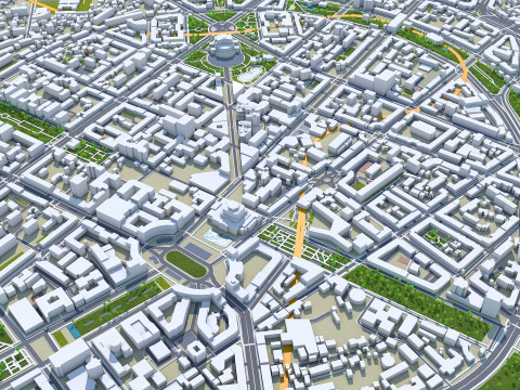 Yerevan city armenia 60km 3Dモデル