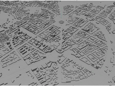 Yerevan city armenia 60km 3D Model