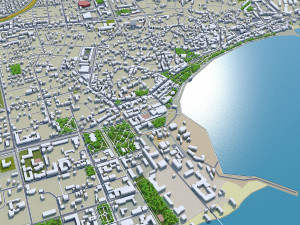 Yevpatoriya city crimea 30km 3D Model
