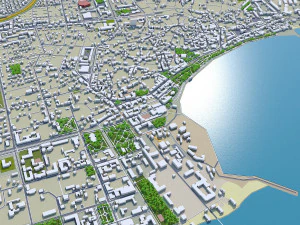 Città Yevpatoriya Crimea 30 km Modello 3D