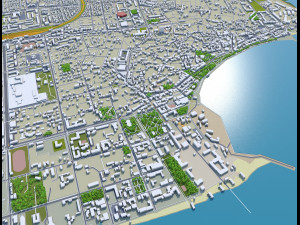 Yevpatoriya city crimea 30km 3D Модель