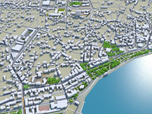 Yevpatoriya city crimea 30km 3D Модель