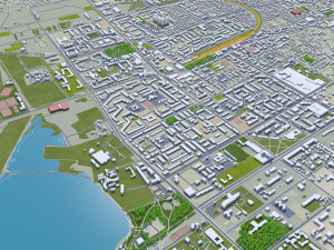 Yevpatoriya city crimea 30km 3D Модель