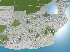 Yevpatoriya city crimea 30km 3D Модель