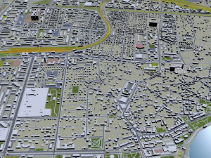 Yevpatoriya city crimea 30km 3D Модель