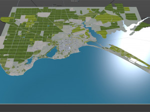 Yevpatoriya city crimea 30km 3D Модель