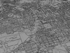 York city pennsylvania usa 30km 3D Model