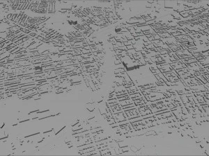 York city pennsylvania usa 30km 3D Model