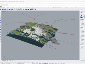 Abidjan city ivory coast 40km 3Dモデル