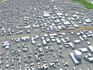 abilene city texas usa 40km 3D Model
