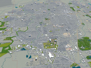 abilene city texas usa 40km Modelo 3D