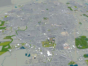 abilene city texas usa 40km 3D Model