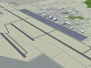 abilene city texas usa 40km 3D Model