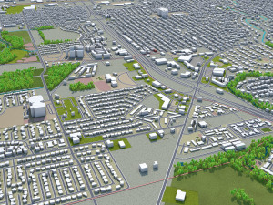 abilene city texas usa 40km Modelo 3D