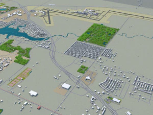 abilene city texas usa 40km 3D Model