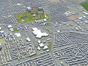 abilene city texas usa 40km 3D Model