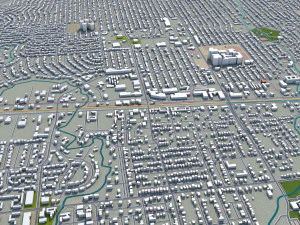 abilene city texas usa 40km 3D Model