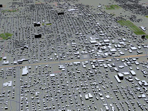 abilene city texas usa 40km 3D Model
