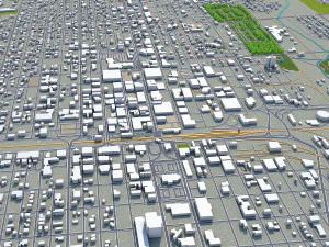 abilene city texas usa 40km 3D Model