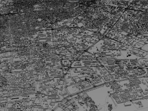 Accra city ghana 40km Modèle 3D