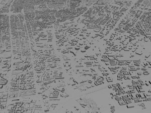 Accra city ghana 40km 3D Model
