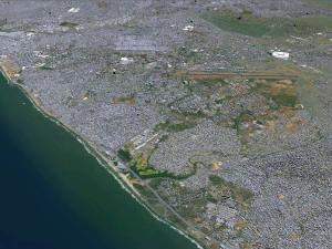 Accra city ghana 40km 3D Model