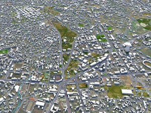 Addis ababa city ethiopia 60km 3D Model