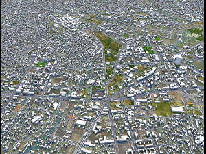 Addis ababa city ethiopia 60km 3D Model