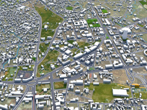 Addis ababa city ethiopia 60km 3D Model