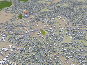 Addis ababa city ethiopia 60km 3D Model
