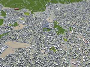Addis ababa city ethiopia 60km 3D Model