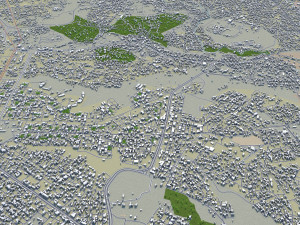 Addis ababa city ethiopia 60km 3D Model